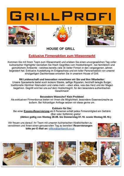 Firmenaktion House of Grill